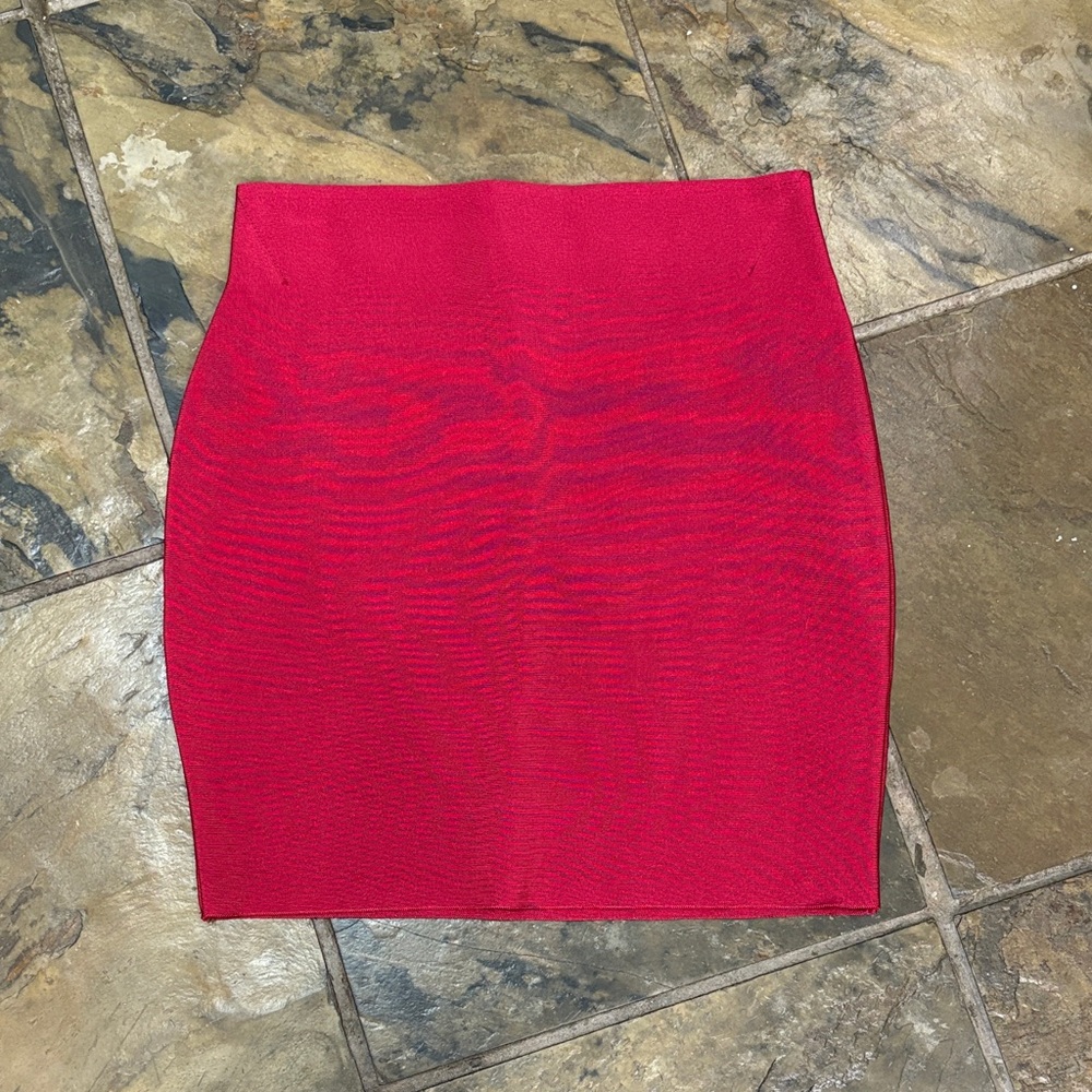 WOW Couture Vibrant Red Mini Skirt